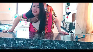 Kitchen - Indian Stepmother Having Sex with Her Stepson