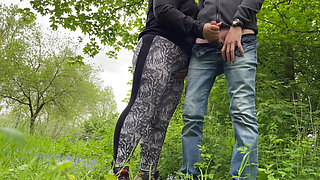 Felt My Mother in Law's Camel Toe in Leggings While She Was Making Me Cum