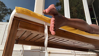 Foot Ignore by the Pool POV