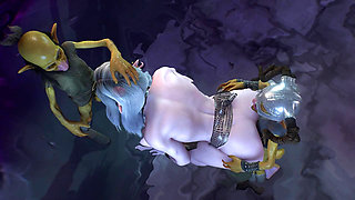 Doggy Style Goblin Threesome with a Thick Night Elf