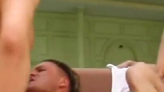 Passionate orgy with two innocent girls
