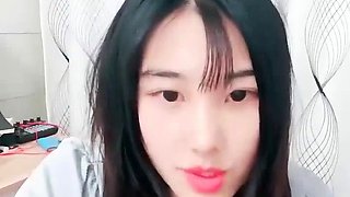 Asian busty teen getting toy fucked hard