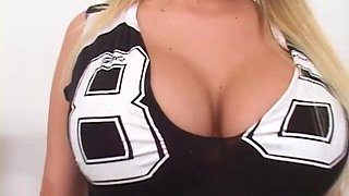 Carly Parker Sexy Big Fake Tits Blonde Suck Dick and Fucked Shaved Pussy