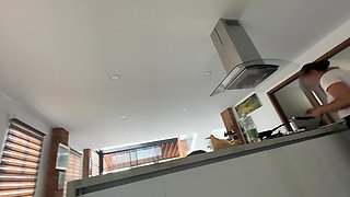 Playing with My Maid's Ass Then to the Fucking Spot Part 1