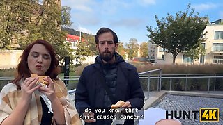 Hunt4k. poor red haired slut with adorable forms and snatch is hardcore for scientific progress