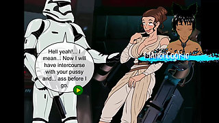 Star Moans the Lust Awakens - Some Pretty Good Sex Scenes and Even a Gangbang