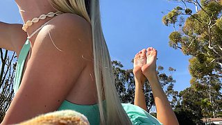 Amateur Blonde Teen Plays Solo with Toy Webcam Porn