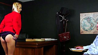 Upskirt student voyeur teasing teacher