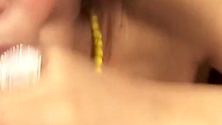 Cute Thai slut April swallows your cock and cum in a POV blowjob scene