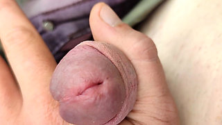 Close-up cumshot