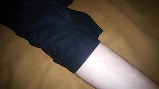 Clothed Babe Teasing Slowly on Bed - POV Seduction