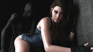 Jill Valentine Fucked Hard By a Monster Cock