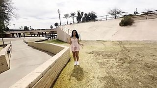 Sexy solo girl loving masturbation with toys