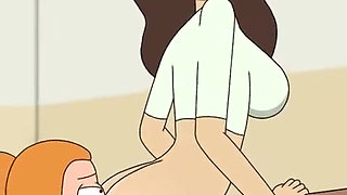 Rick and Morty - a Way Back Home - Sex Scene Only - Part 32 Summer #8 by Loveskysanx