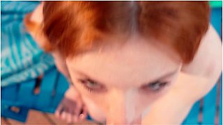 BlowPass - Top 5 Bikini Pool Babes Sucking Cock - WATCH TILL THE END FOR THE HOTTEST REDHEAD