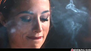 Cigarette blowjob video with cunning Steve Q and Audrey Reid from Smoking Hawt