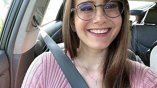 Cute curly brunette solo webcam masturbation