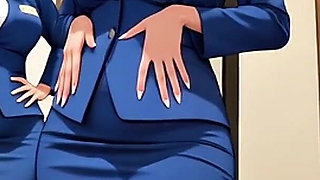Elevator Fantasy - Sexy Elevator Girl Fucked Hard by Guest (ai Hentai)