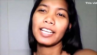 15 week pregnant thai teen asian super horny gives deepthroat and throatpie