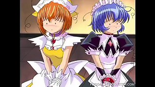 Hentai teens love to serve master in this anime video