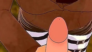 Shingeki No Kyojin Hentai - Mikasa Jerks off Eren, and Then He Fucks Her - Asian Japanese Manga Anime Hentai 3D Porn