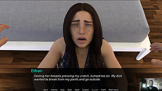 Strong cumshot on the face - Between salvation and abyss