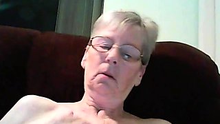 Granny's Webcam Titillating Tit Play