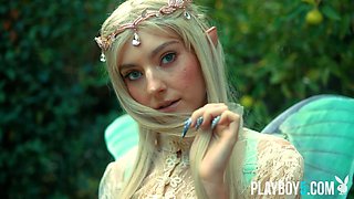 Cosplay with petite Russian 18-year-old beauty