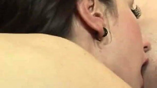 Pussy licking after a late night swim