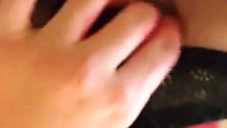 Hot Wife Fingers Self Then Gets a Creampie From Husband