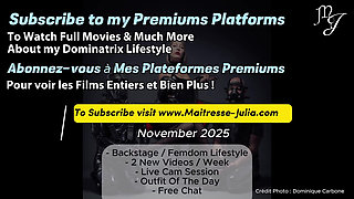 Part 2: Pushing Sissy Barbie's Limits - 4 Dildo Sizes & Long Deep Pegging - Mistress Julia