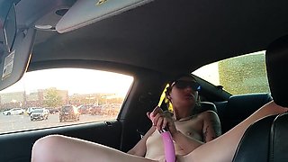 Public Play at Hyvee - Adult Toy Solo in Car