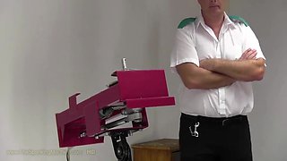 Megi Spanking Machine - Bare Back Whipping