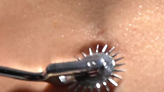 Mirei Ohtani - Belly Under Control, the Metal Enters and Makes Her Moan