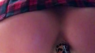 Big boobs milf masturbates with her dildo