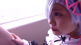 Amoral cosplay teen incredible sex clip