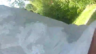 Squirt on Risky Place