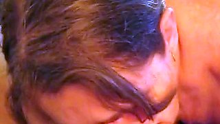 Granny's Dirty Talk and Cum Swallowing