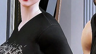 Old Man Curved in Code: the 3D Siren - 3D Animation Hentai