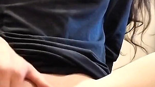 I Wanted to Jerk off My Pussy so Much That I Couldn't Restrain Myself and Did It in the Toilet While My Friends Were Watching