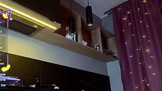 Shemale tranny enjoying solo masturbation