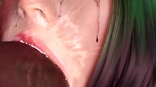 Asmr Extreme Hardcore Juicy Blowjob Cums Inside Her Mouth. Stayed.coom