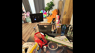 Two Hot Sexy Beautiful College Girls Play Ping Pong Cup Game Behind the Scenes of Short Skirt Try on