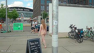 Cora - Walking Nude In Public