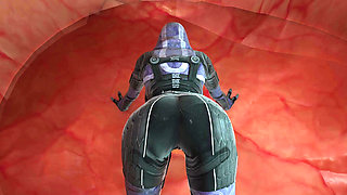 slime fucked lara with a huge cock in the pussy then in the ass 3D
