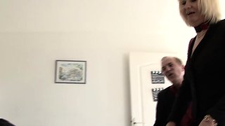 French blonde mature gang banged