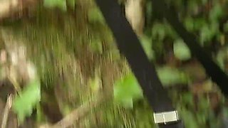 I Fuck a French MILF in the Forest While People Pass by