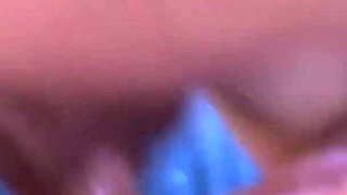 Amateur Couple Close-up Fuck and Cumshot on Panties