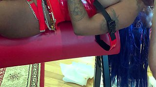 Hot Black Maid Does Some Webcam Black and Ebony