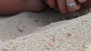 Peeing on the Beach